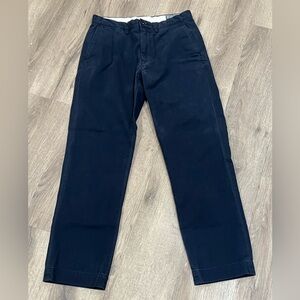 Polo Ralph Lauren 32W 32L Classic Fit Navy Cotton Staple Chino Pants